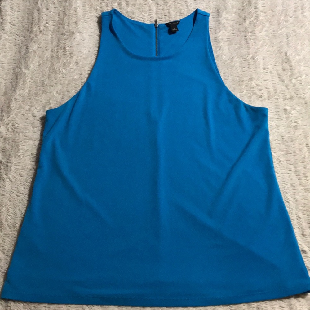 Ann Taylor zipper back top